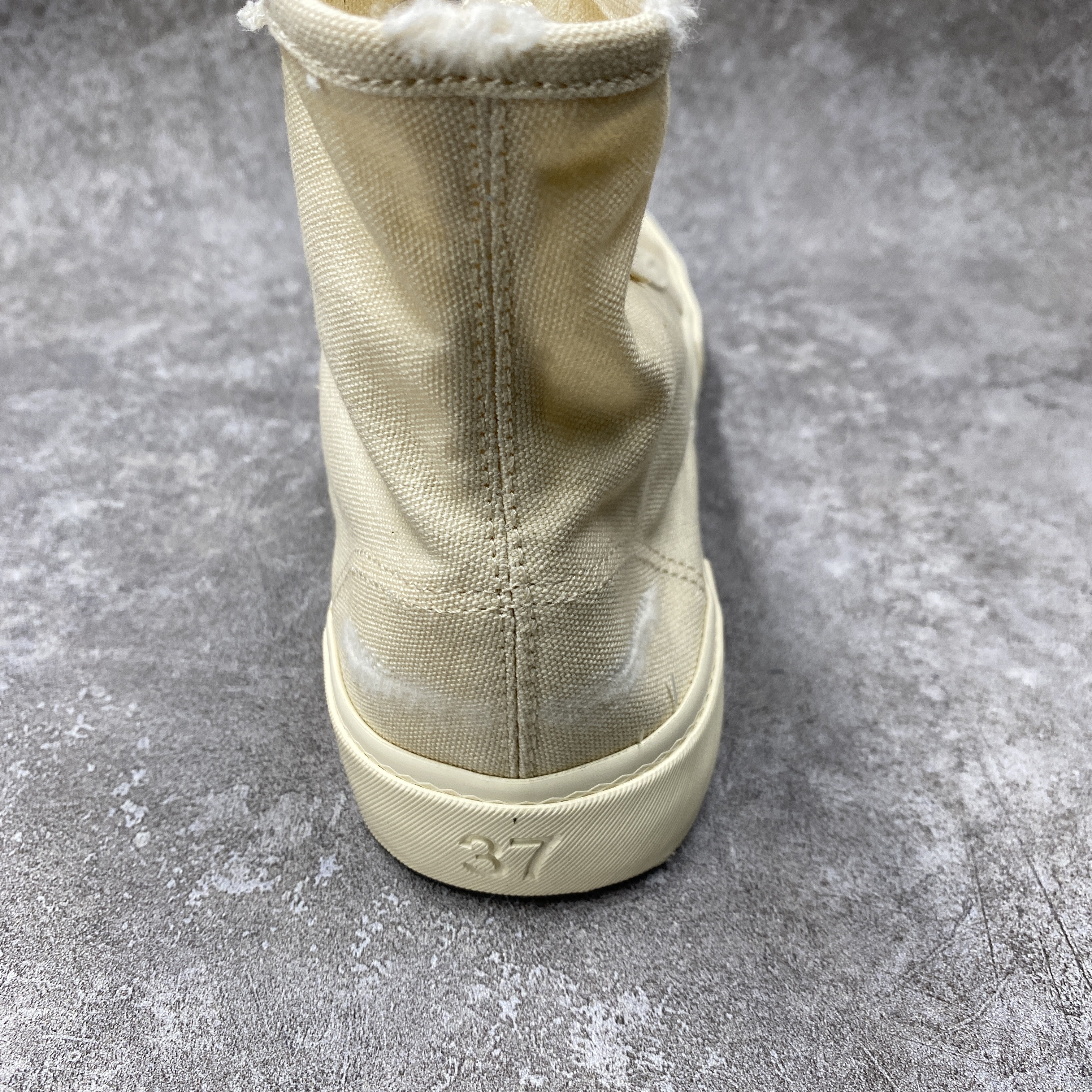 PARIS HIGH TOP SNEAKER IN WHITE