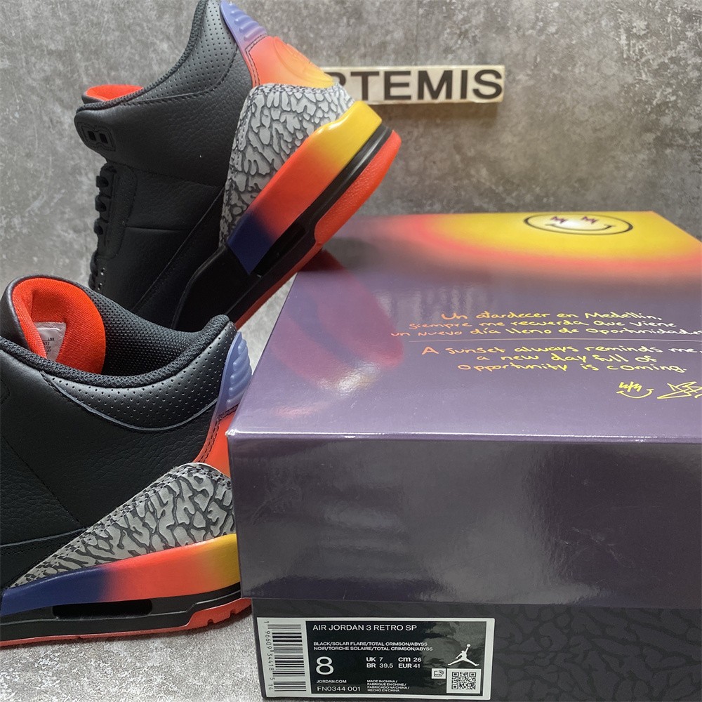 J. BALVIN X AIR JORDAN 3 RETRO 