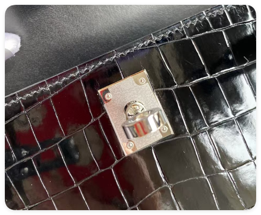 Hermès Mini Kelly 19 19×6×12CM Real Alligator Leather with the Alligator Stamp (Customized, no exchange no return, about 20 days)