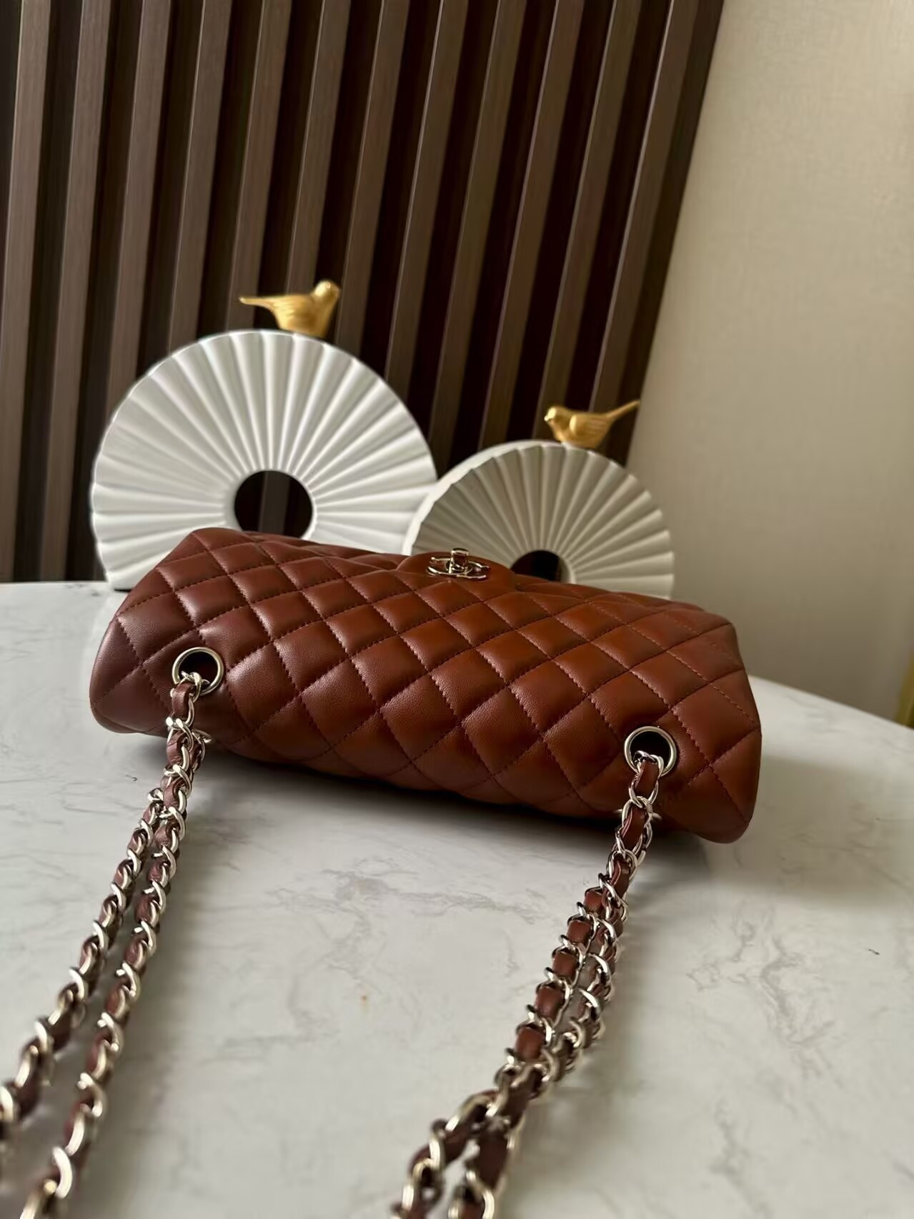 Ch*el classic flap handbag cf 25x15x6cm