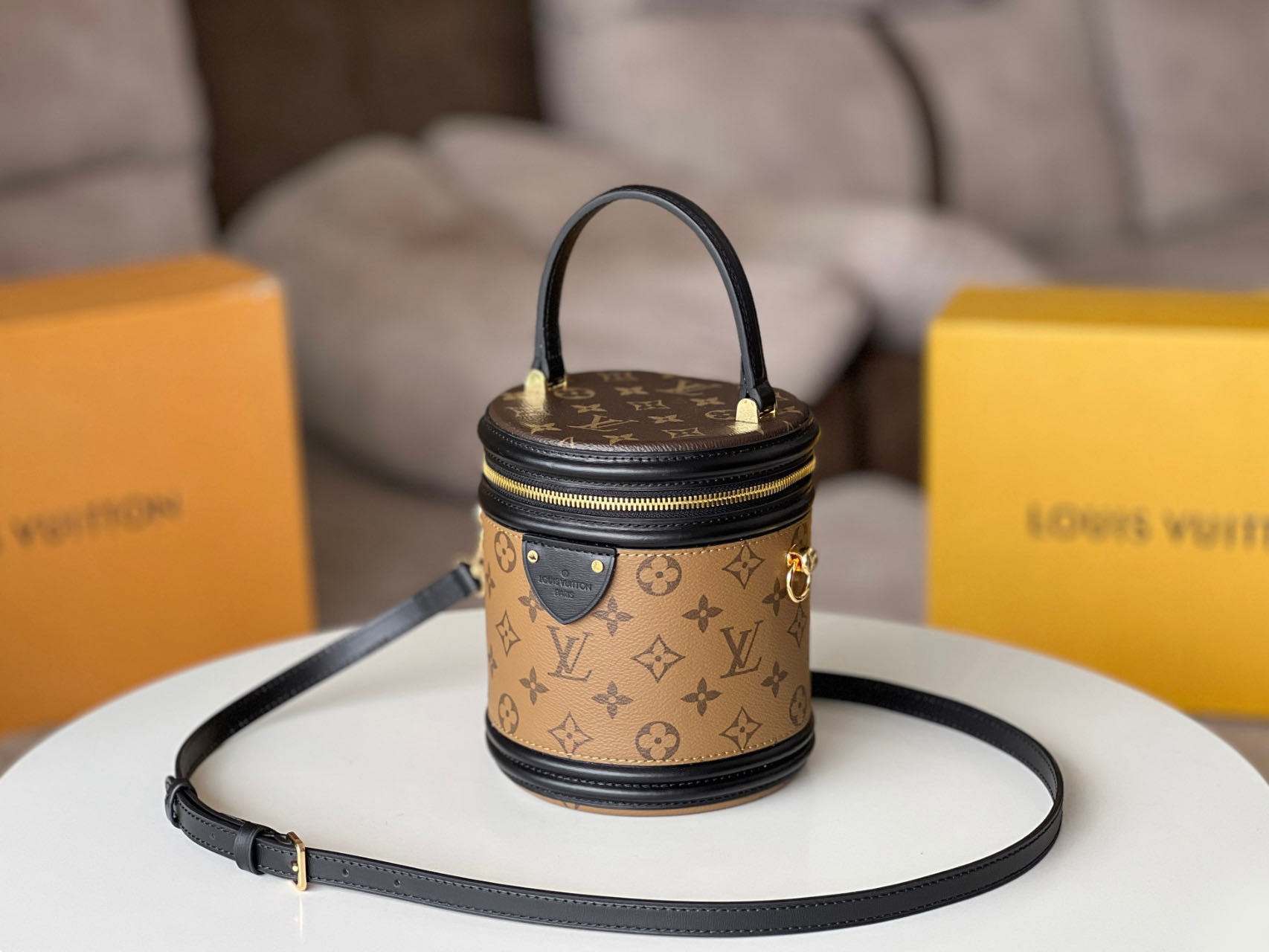 LV CANNES M43986 5.9x6.7x5.9 inches