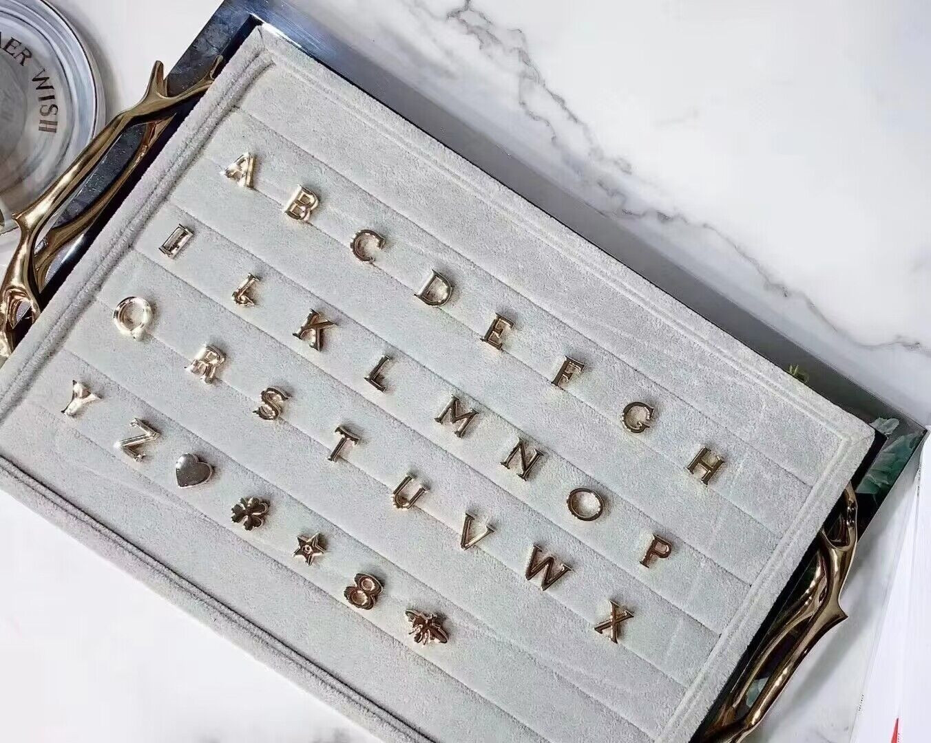 small lady D*oramour my abcD*or bag 8 x 6.5 x 3 inches