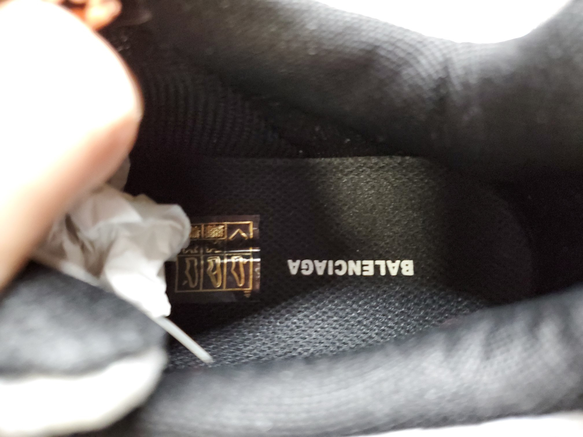 Balenciga Triple S Black Brown Red