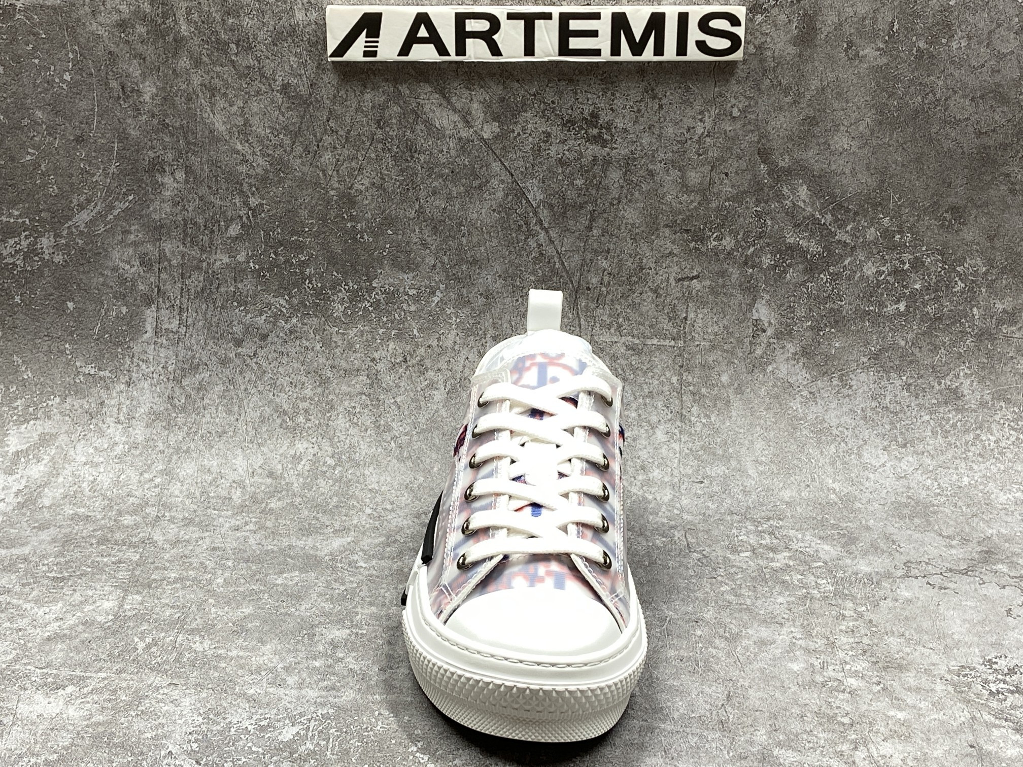 D*or b23 low top red blue oblique