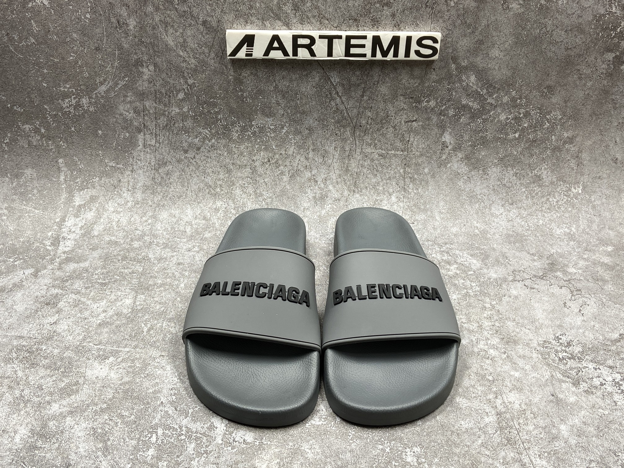 Balenciga Pool Slide Grey