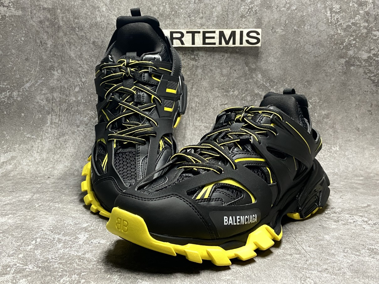 Balenciga Track Sneaker Black Yellow