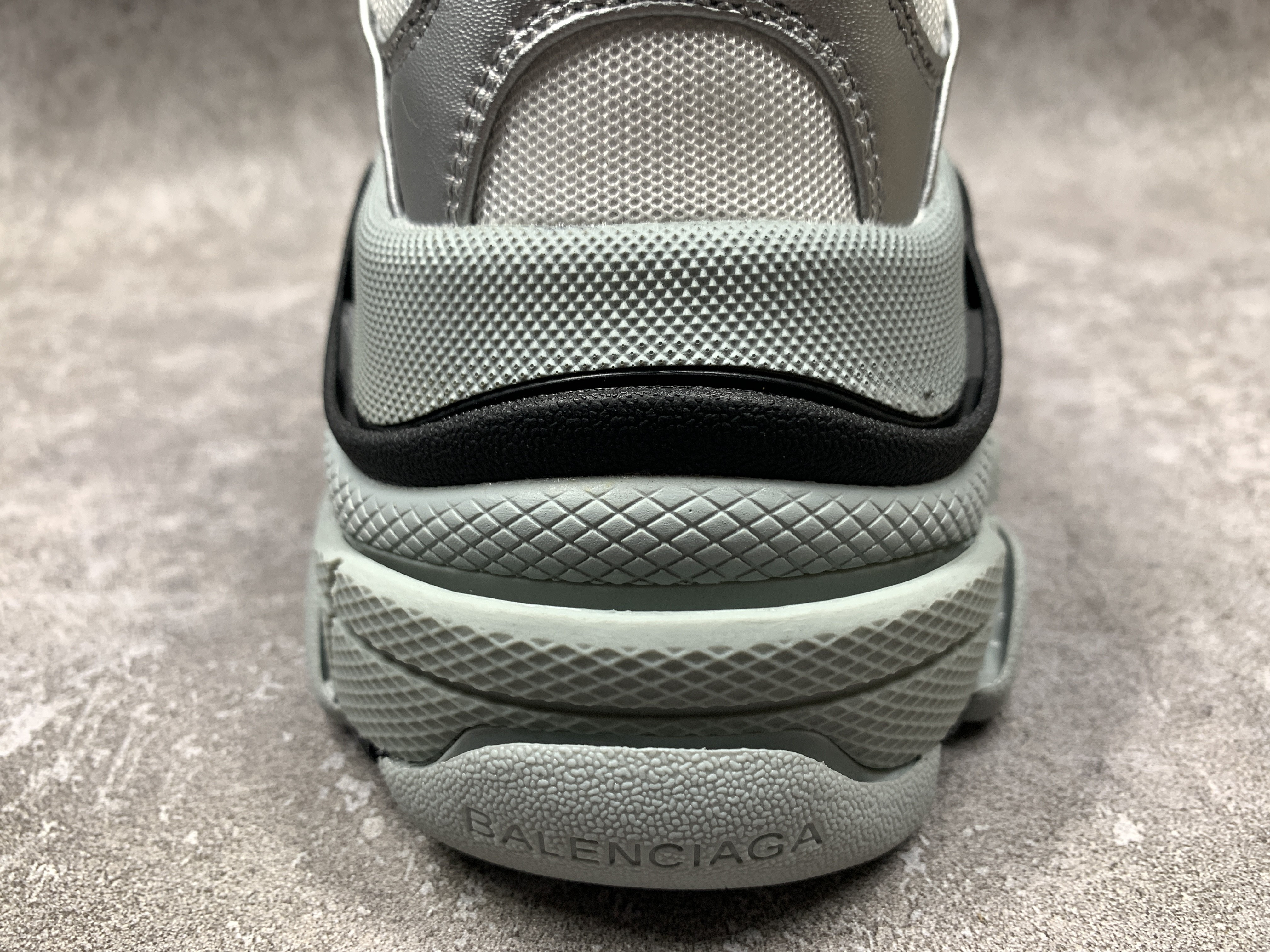 Balenciga Triple S Black Silver