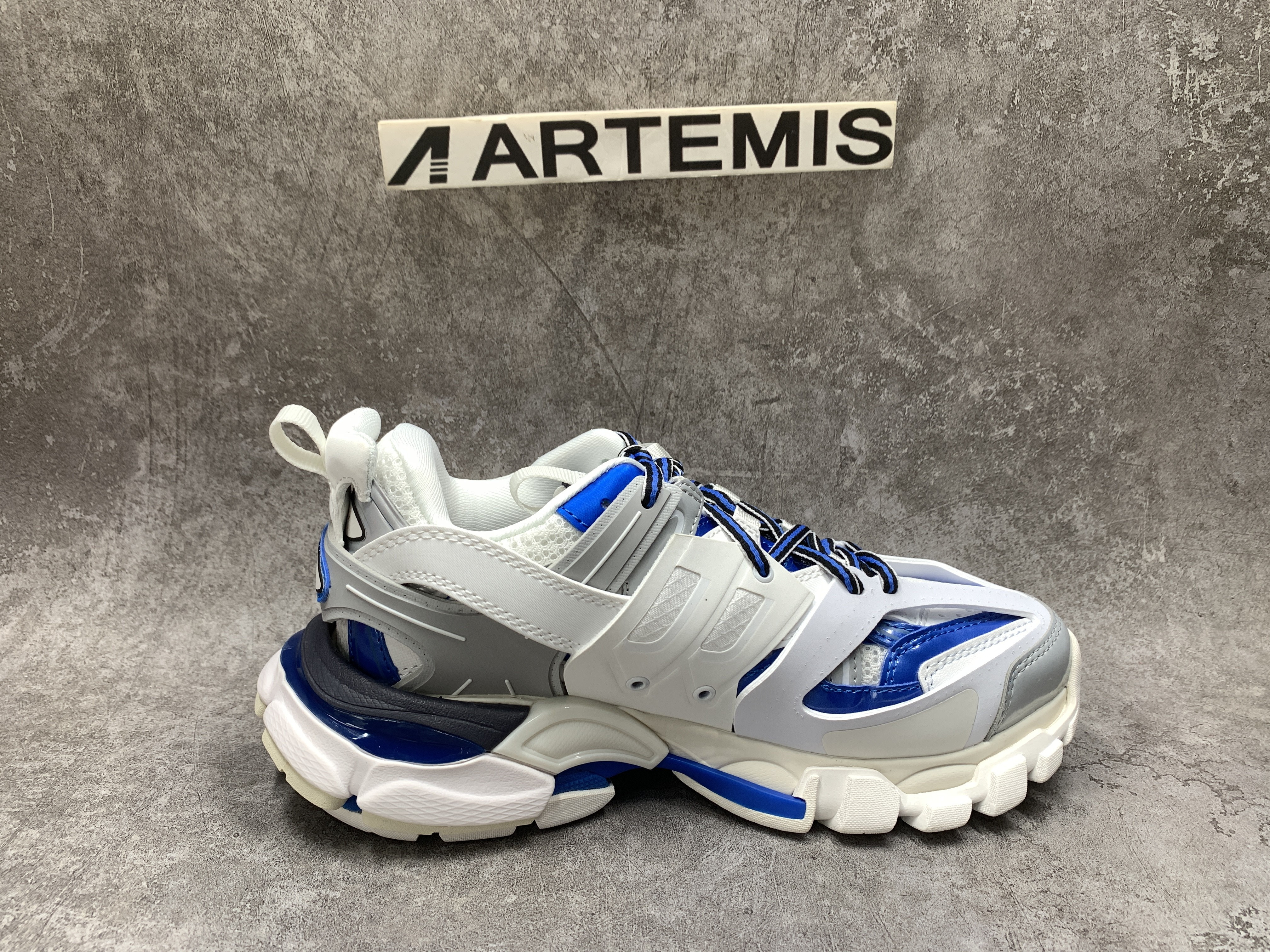 Balenciga Track White Blue