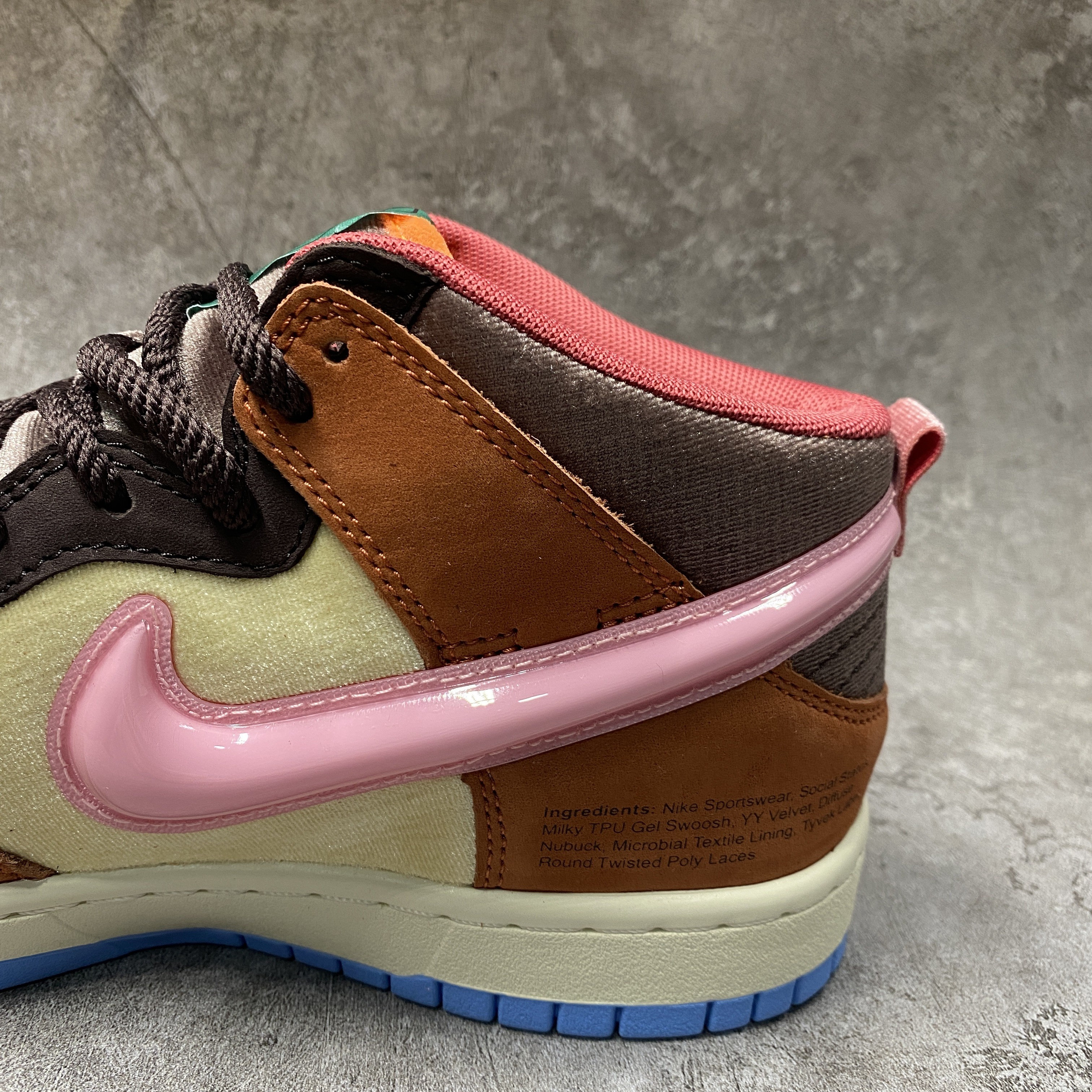 Nike Dunk Mid Social Status Free Lunch Chocolate Milk