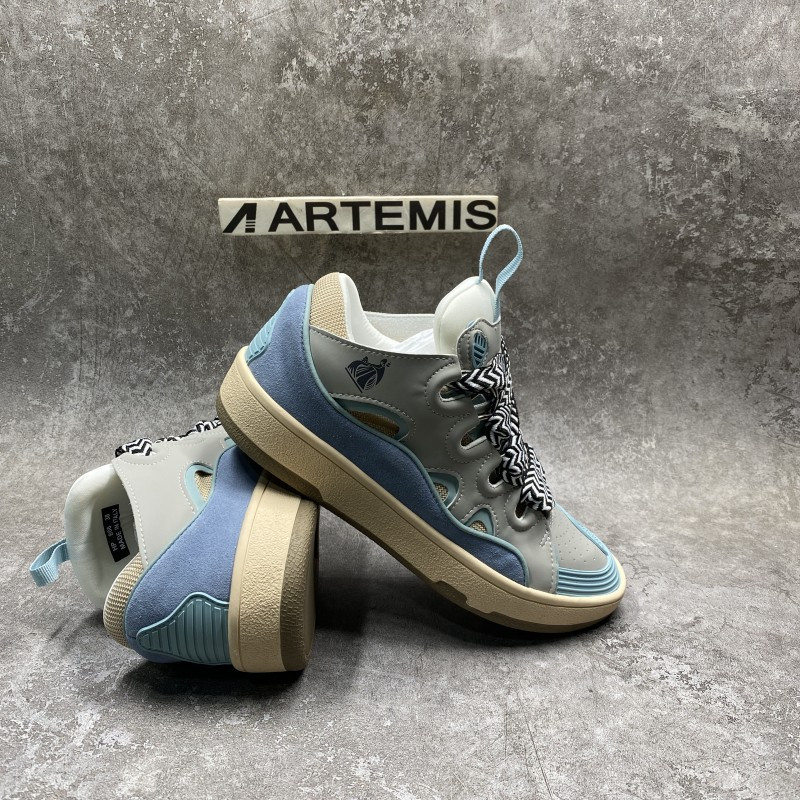 Lanvin Leather Curb Light Blue Gum