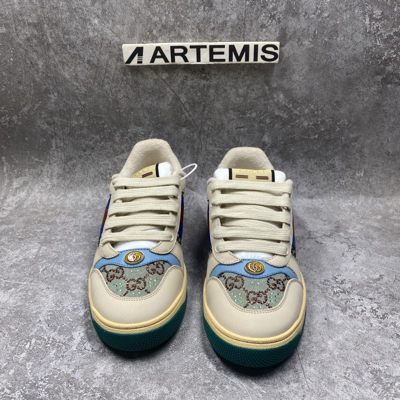 GC Crystal-embellished GG Screener sneakers