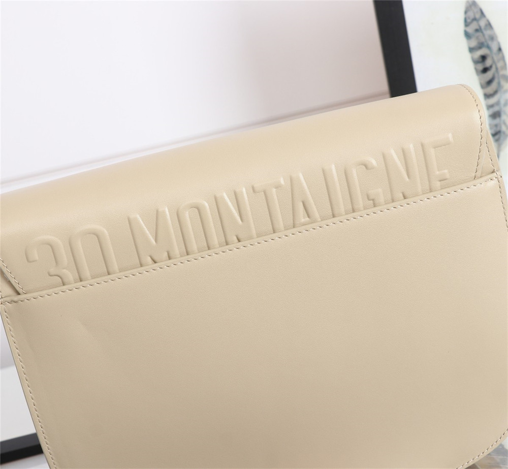 large D*or bobby bag beige box calfskin