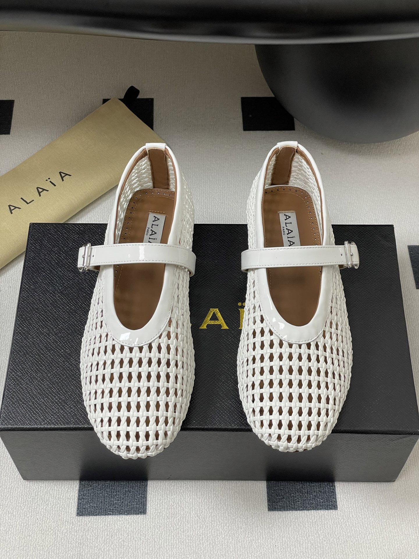 UA Alaïa BRAIDED BALLET FLATS(Customized Size 7-10 days production time)