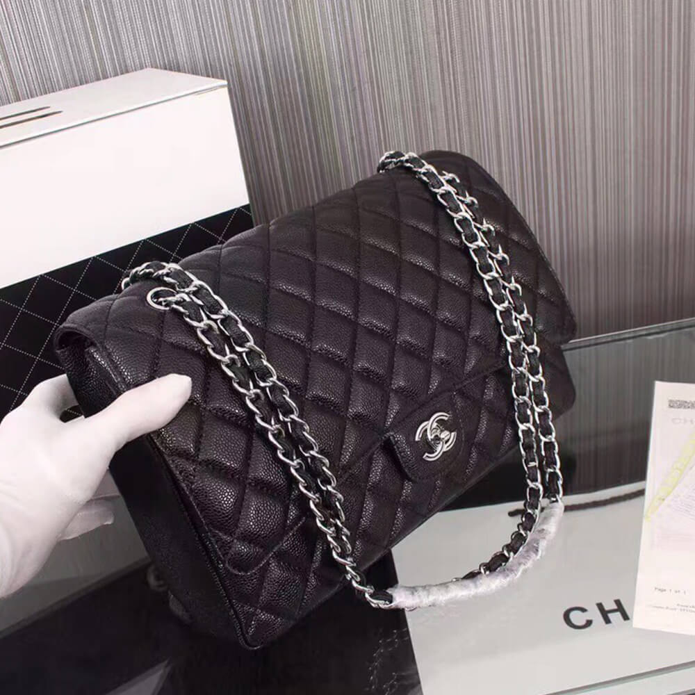 Ch*el classic maxi handbag