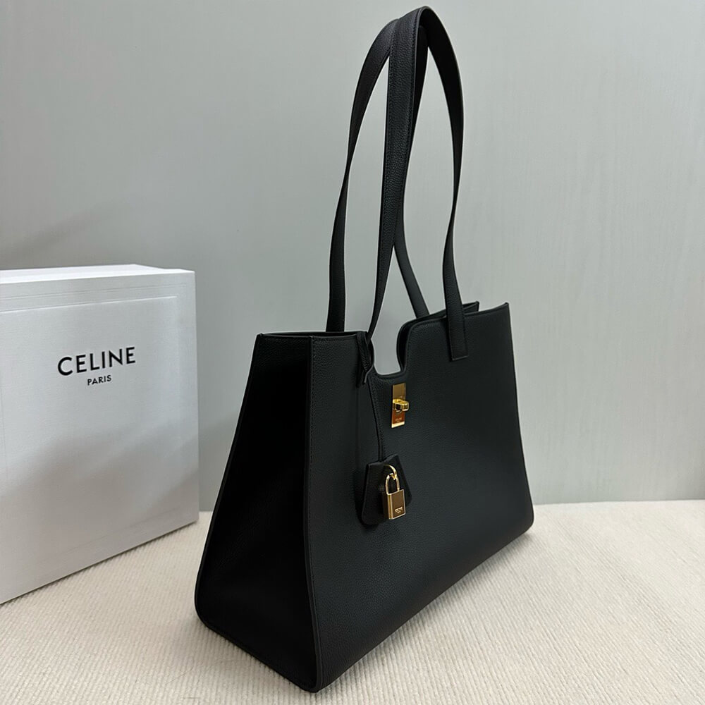 ce**e cabas 16 in S*pple grained calfskin