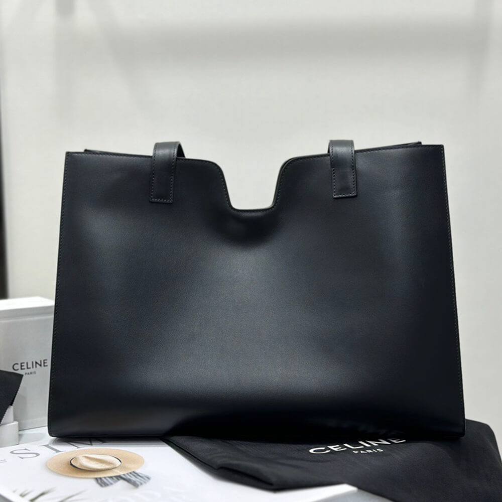 ce**e cabas 16 in S*pple smooth calfskin