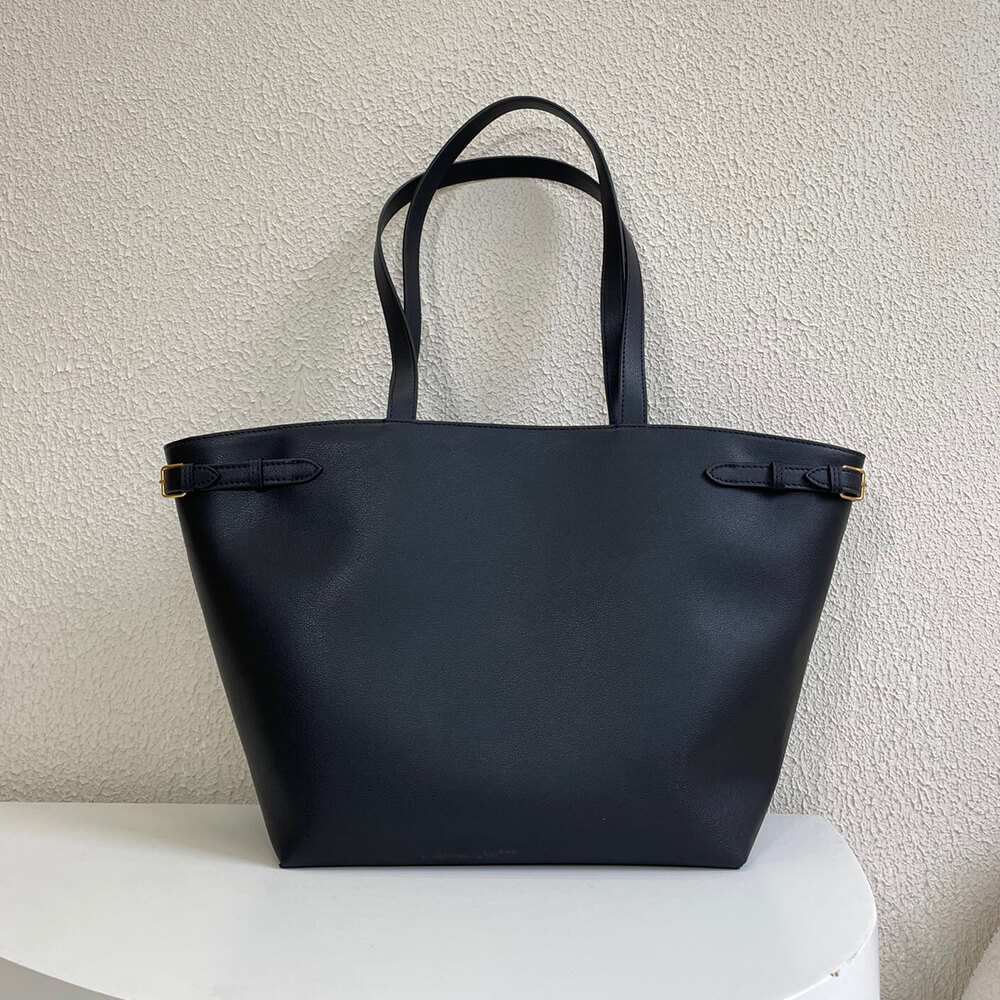 Ce**e medium cabas anais cuir triomphe in grained calfskin