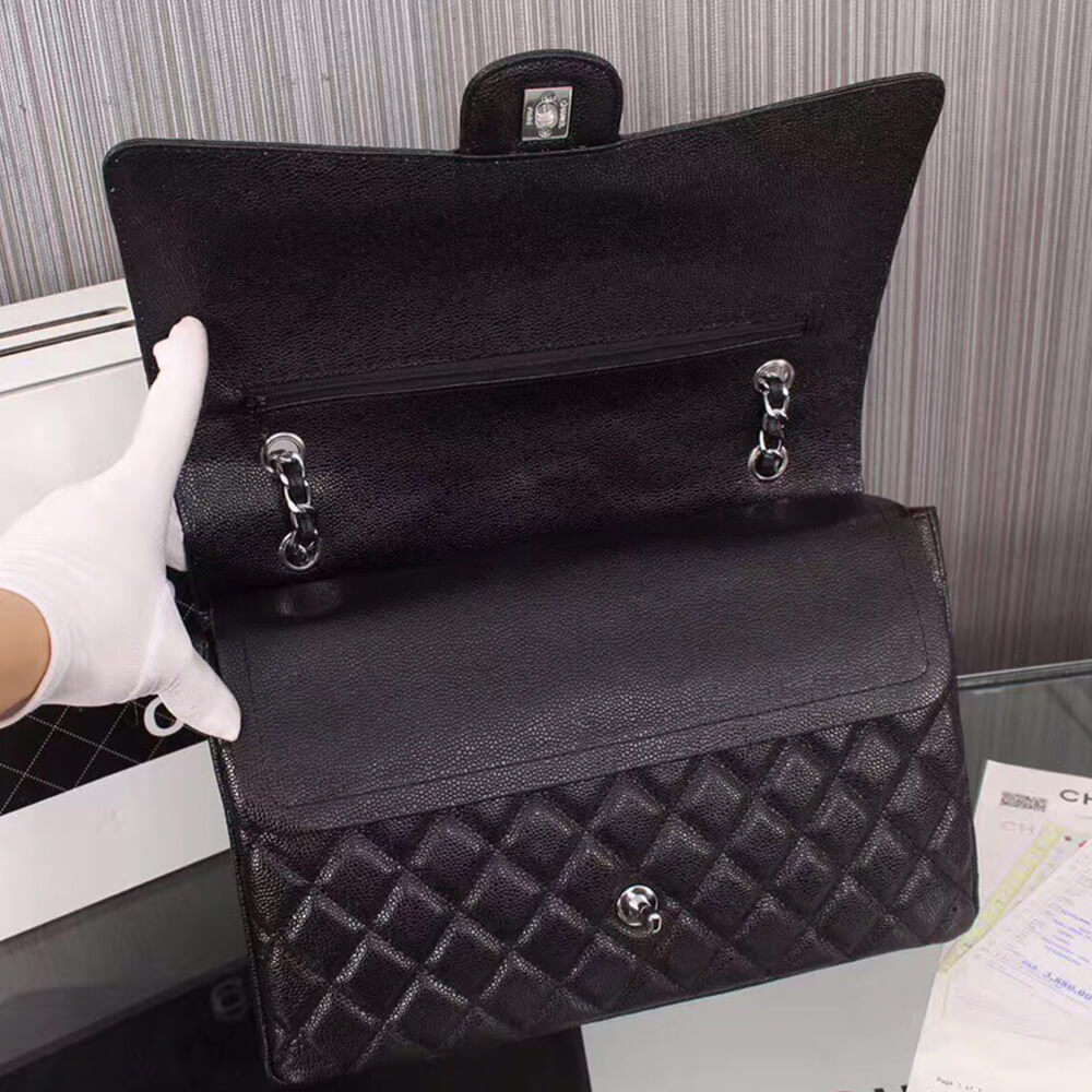 Ch*el classic maxi handbag