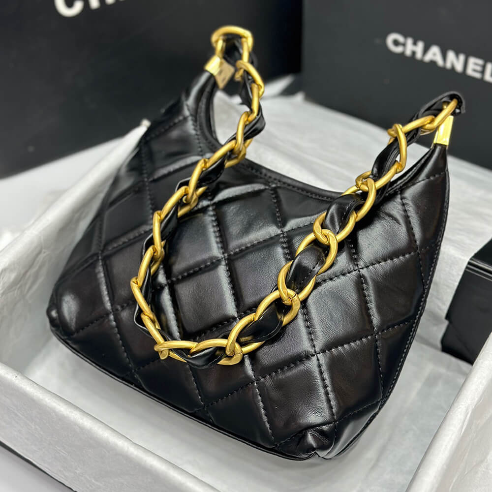 Ch*el small hobo bag