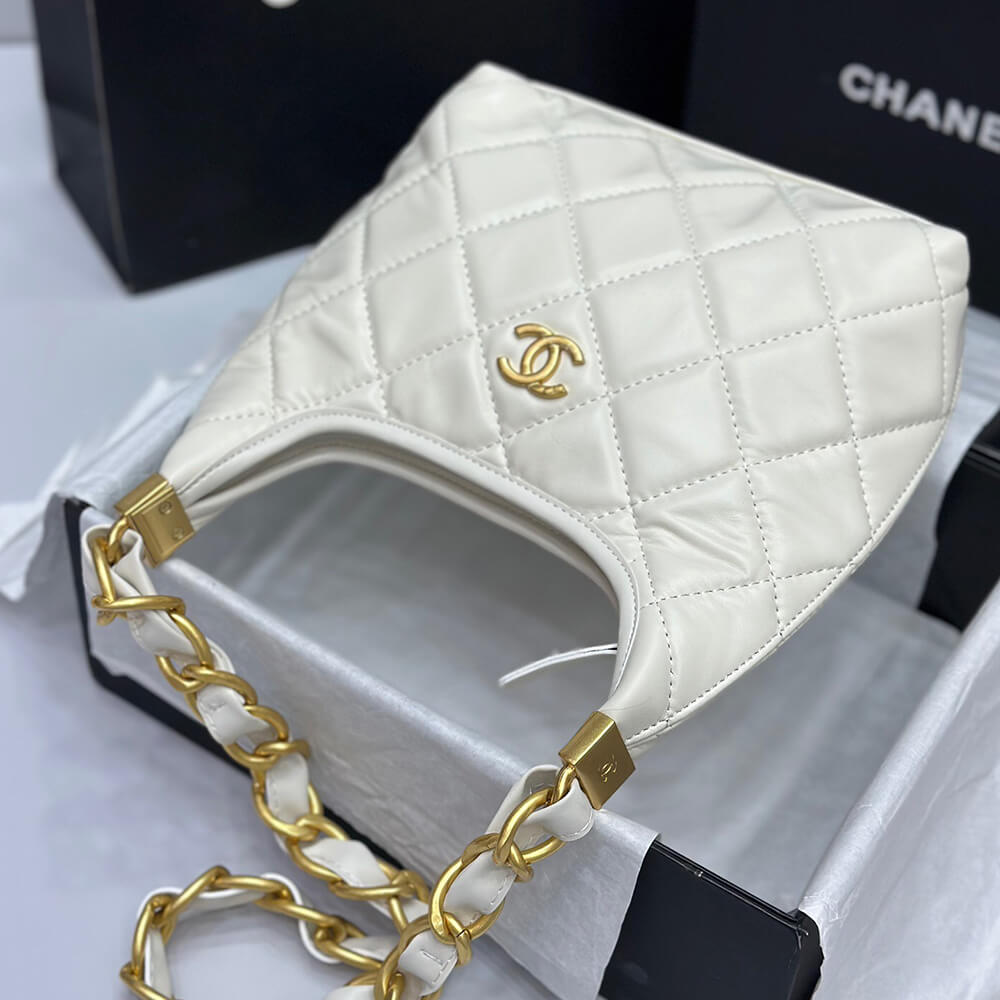 Ch*el small hobo bag
