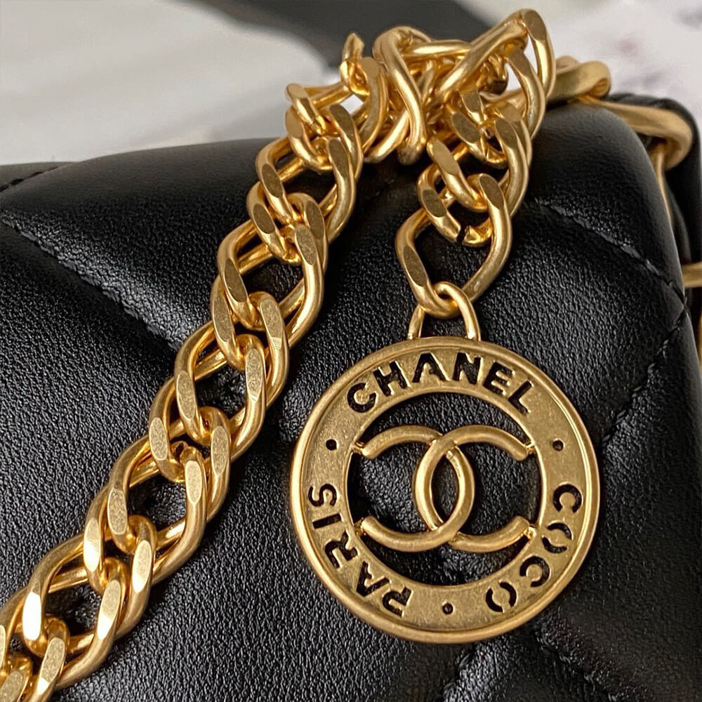 Ch*el small flap bag
