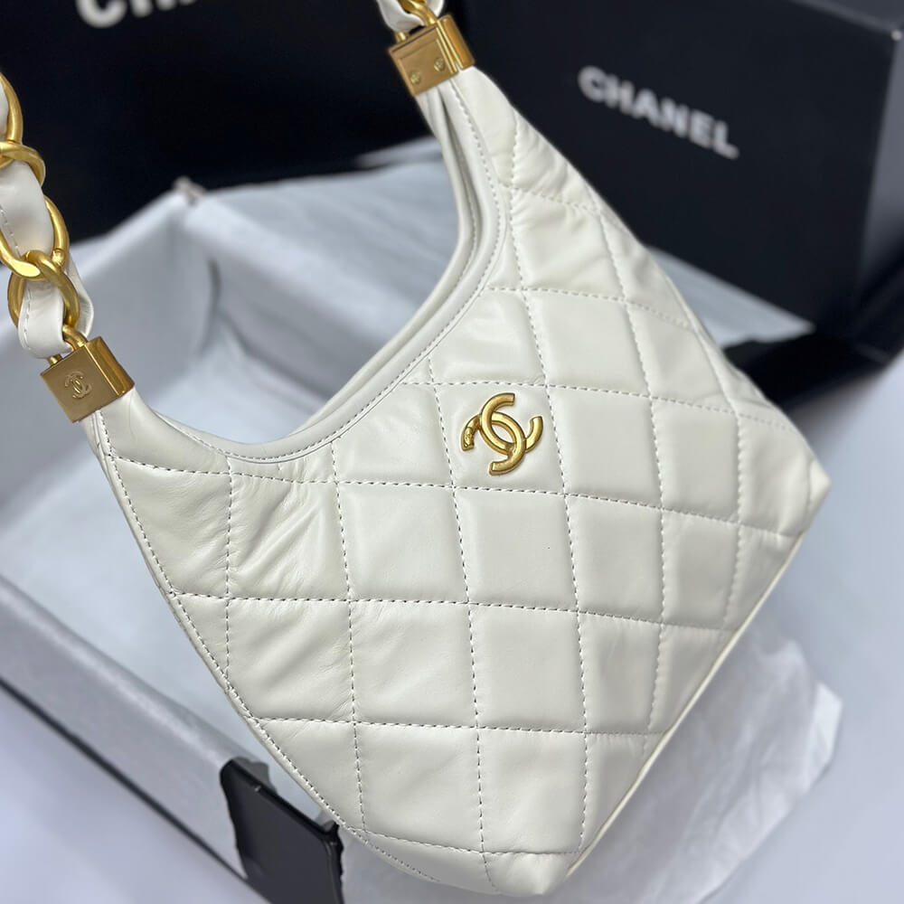 Ch*el small hobo bag