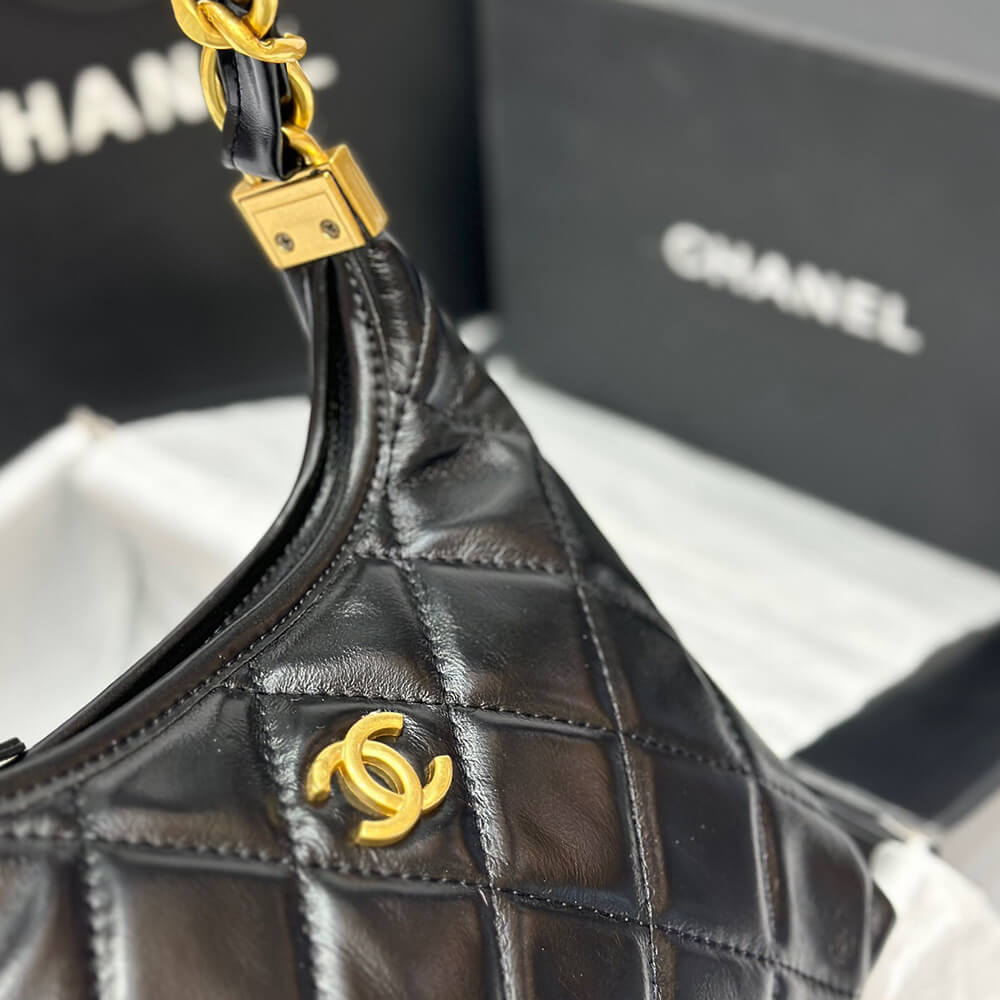 Ch*el small hobo bag