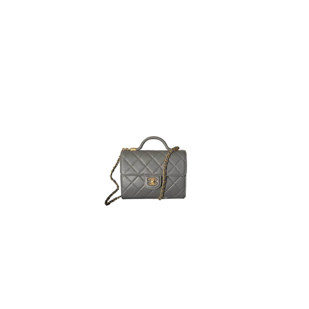 Small FLAP BAG WITH TOP HANDLE