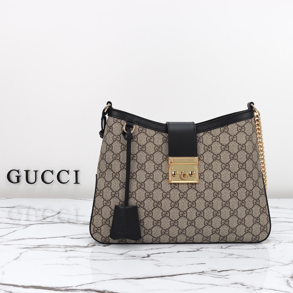 G*u*i padlock gg medium shoulder bag