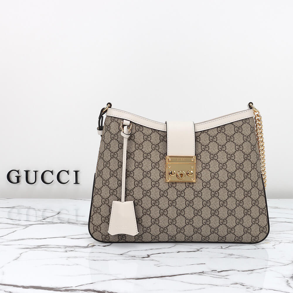 G*u*i padlock gg medium shoulder bag
