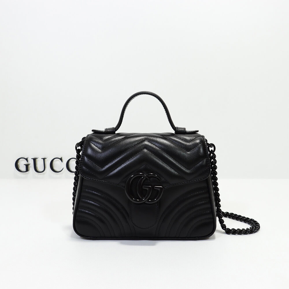 GG MARMONT MINI TOP HANDLE BAG
