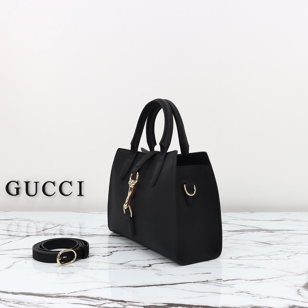 G*u*i small tote bag with hook closure