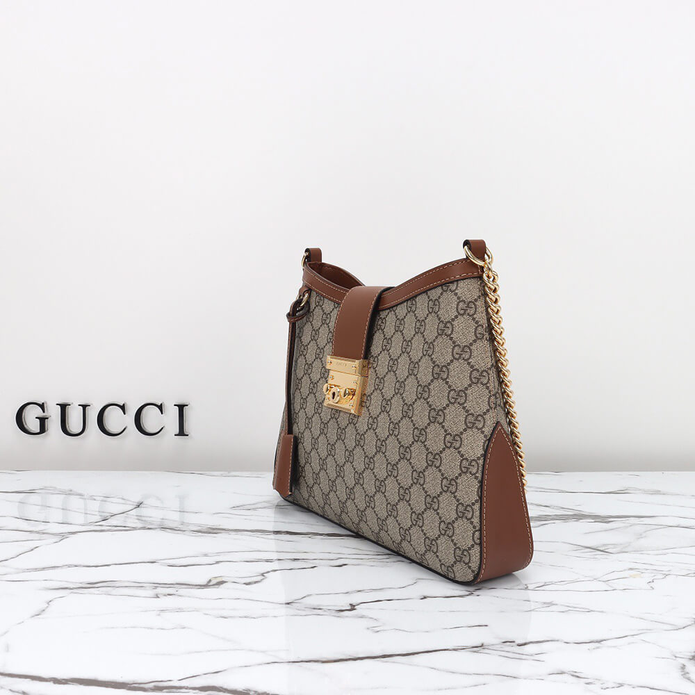 G*u*i padlock gg medium shoulder bag