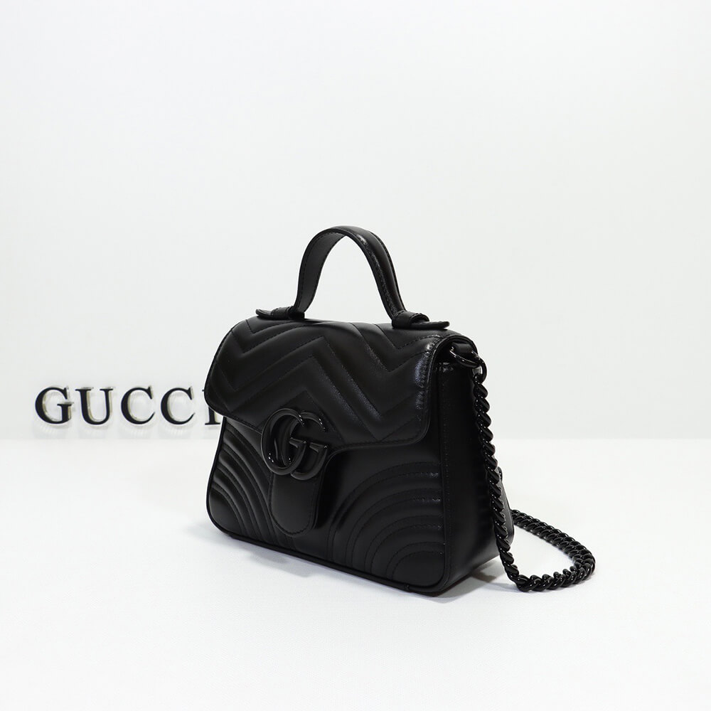 GG MARMONT MINI TOP HANDLE BAG