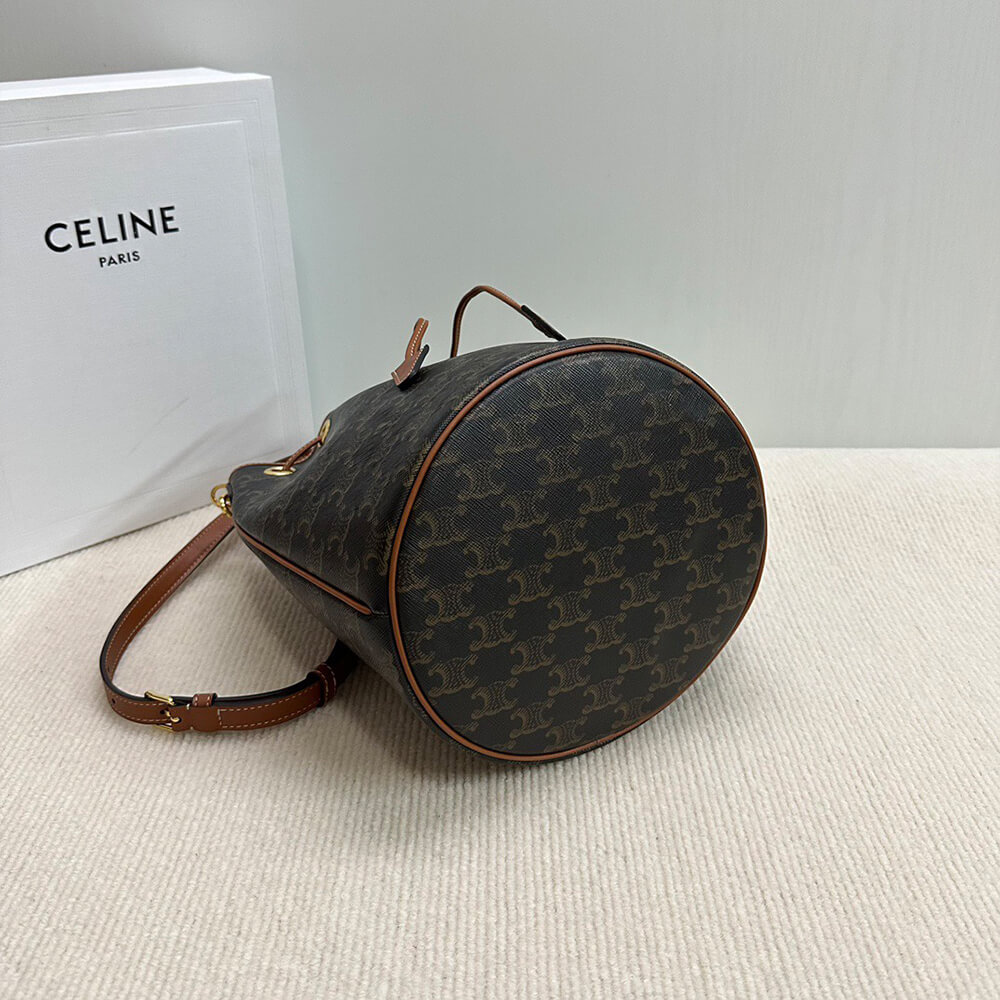 CLARA BAG IN TRIOMPHE CANVAS AND CALFSKIN
