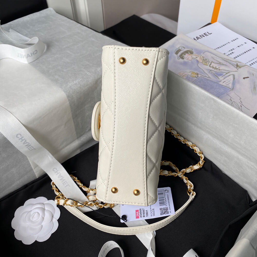 MINI FLAP BAG WITH TOP HANDLE