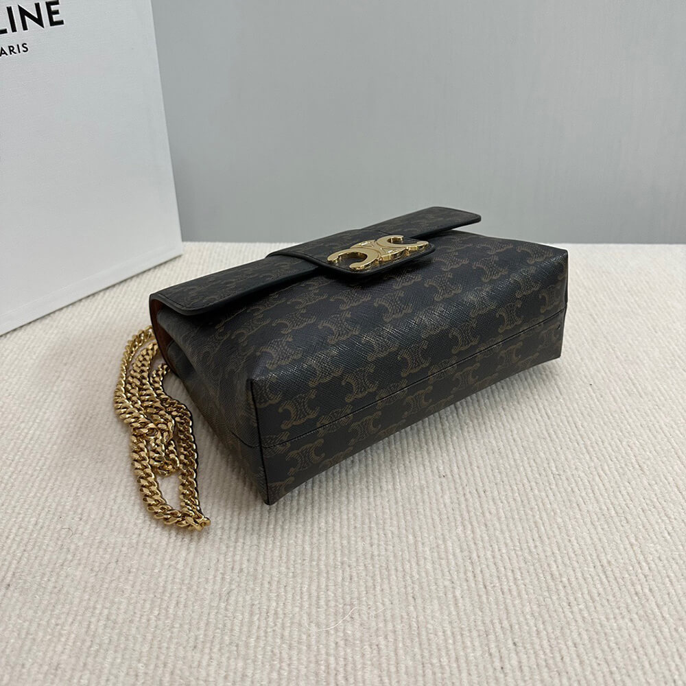 medium ce**e victoire bag in S*pple calfskin
