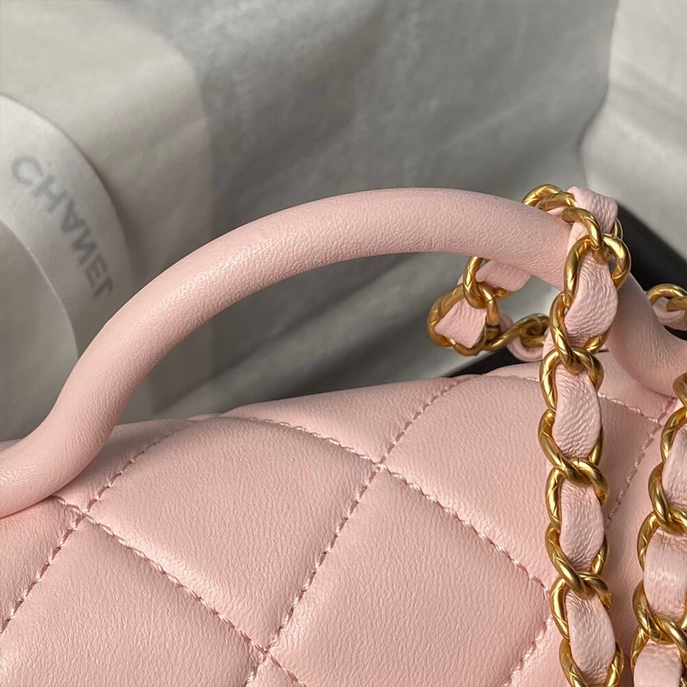 Small FLAP BAG WITH TOP HANDLE