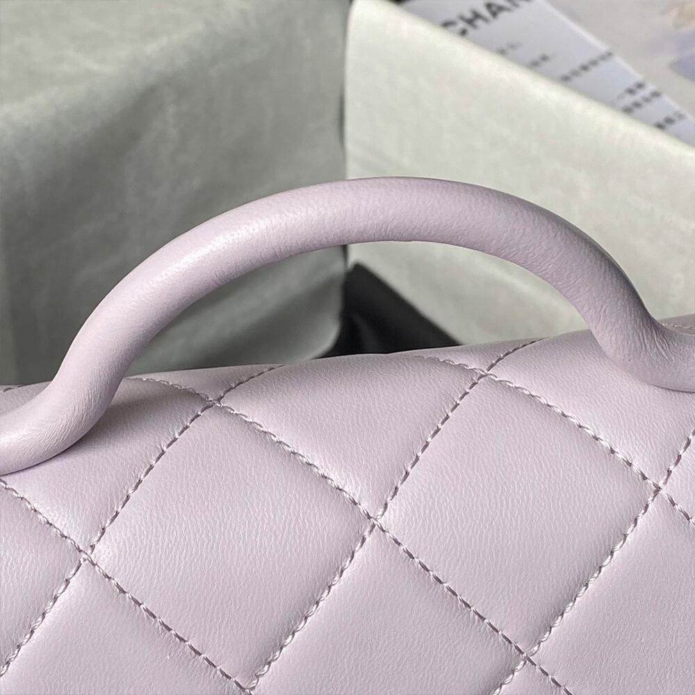 MINI FLAP BAG WITH TOP HANDLE