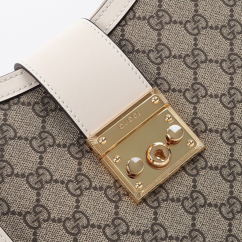G*u*i padlock gg medium shoulder bag