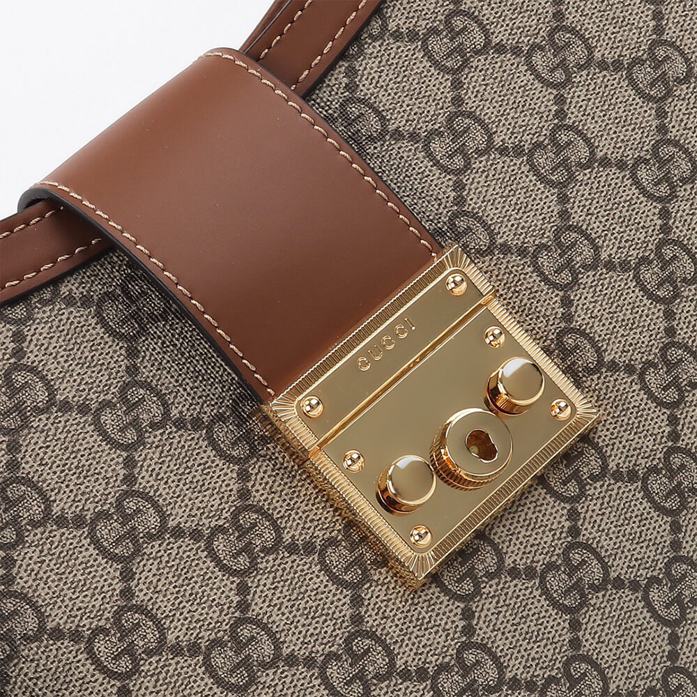 G*u*i padlock gg medium shoulder bag