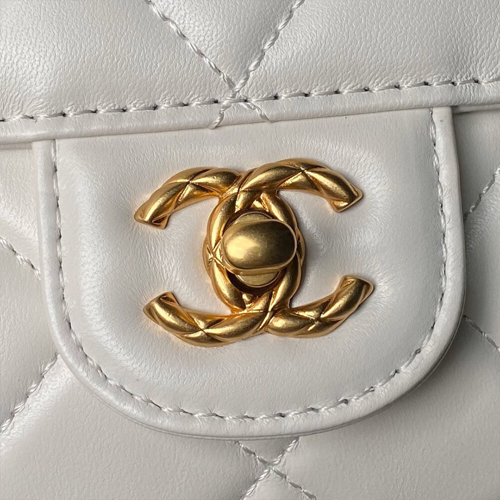 MINI FLAP BAG WITH TOP HANDLE
