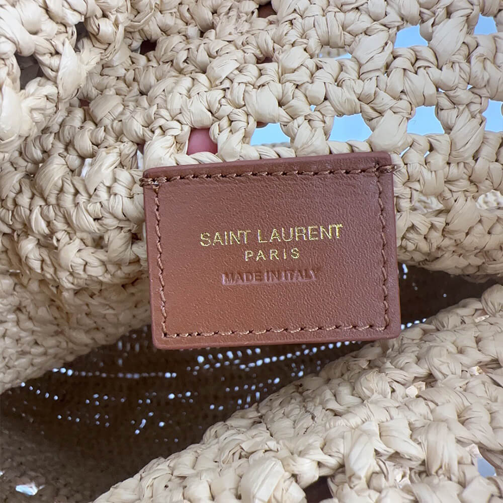 YSL Hobo Crochet bag in raffia and leather(HIGH-END GRADE)