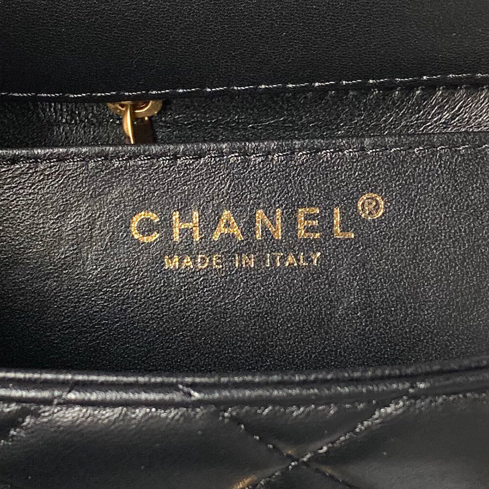 Small FLAP BAG WITH TOP HANDLE