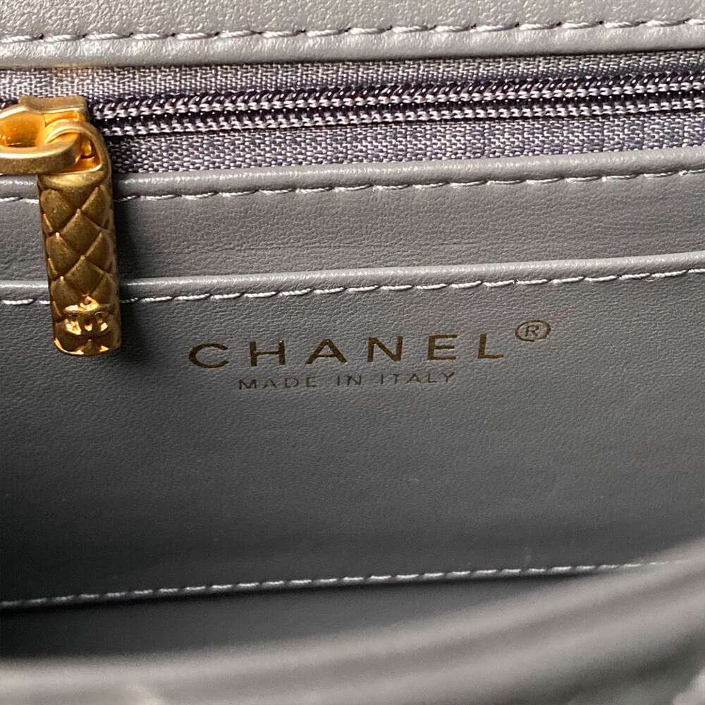 Small FLAP BAG WITH TOP HANDLE