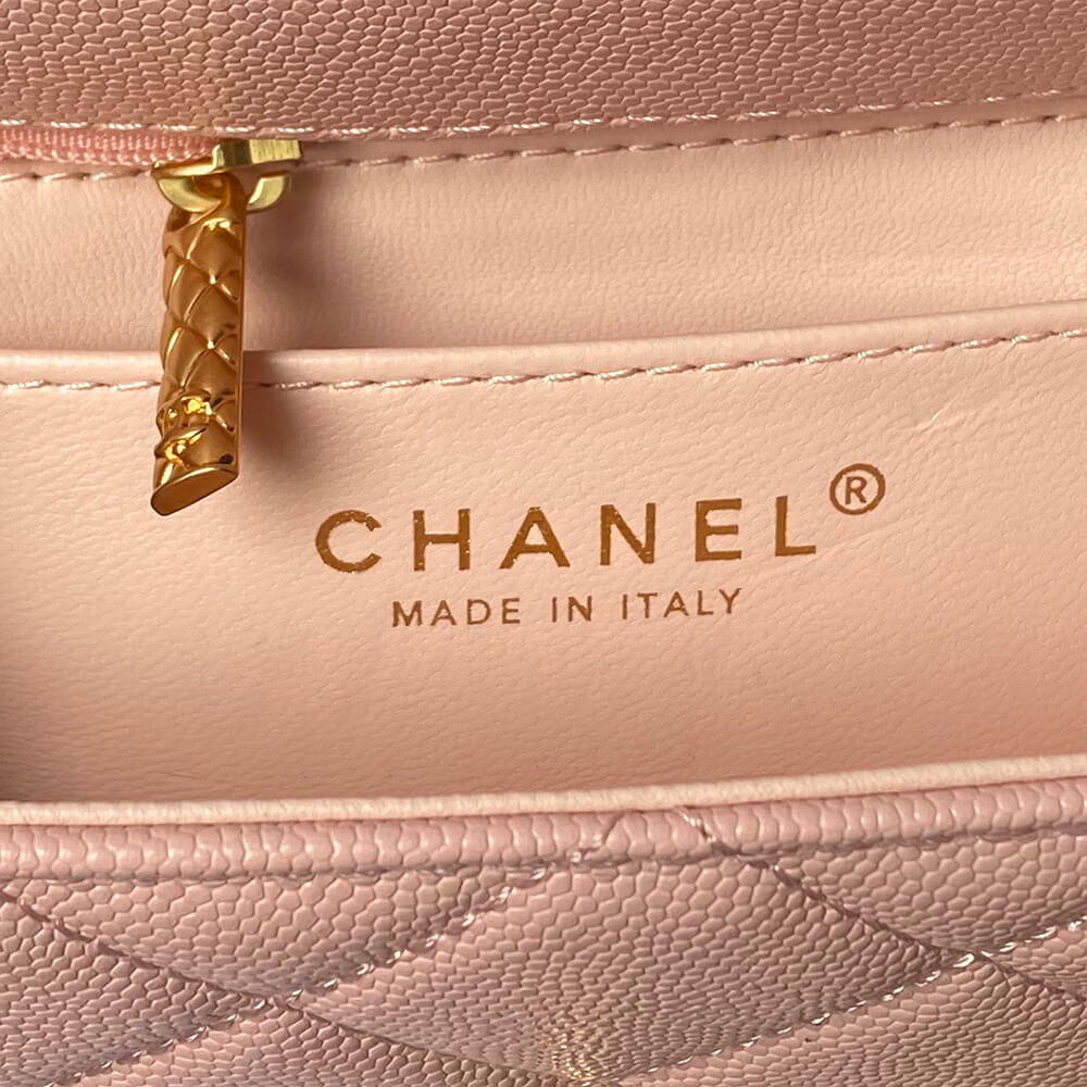 MINI FLAP BAG WITH TOP HANDLE