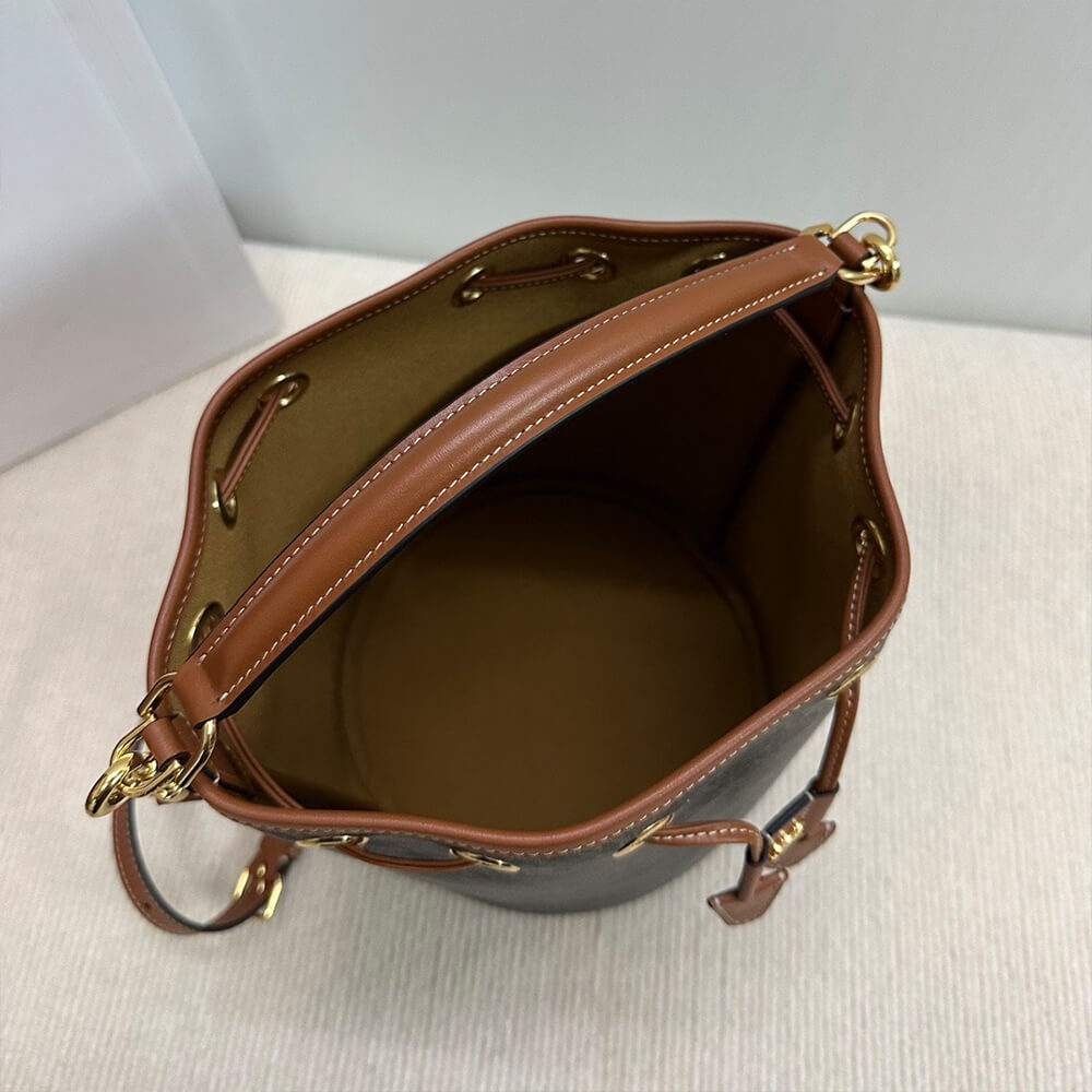 CLARA BAG IN TRIOMPHE CANVAS AND CALFSKIN