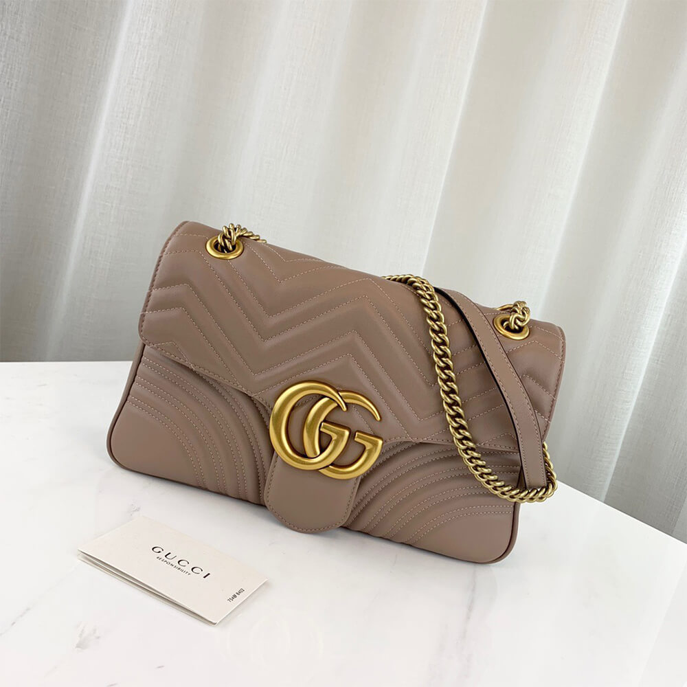 GG Marmont medium matelasse shoulder bag