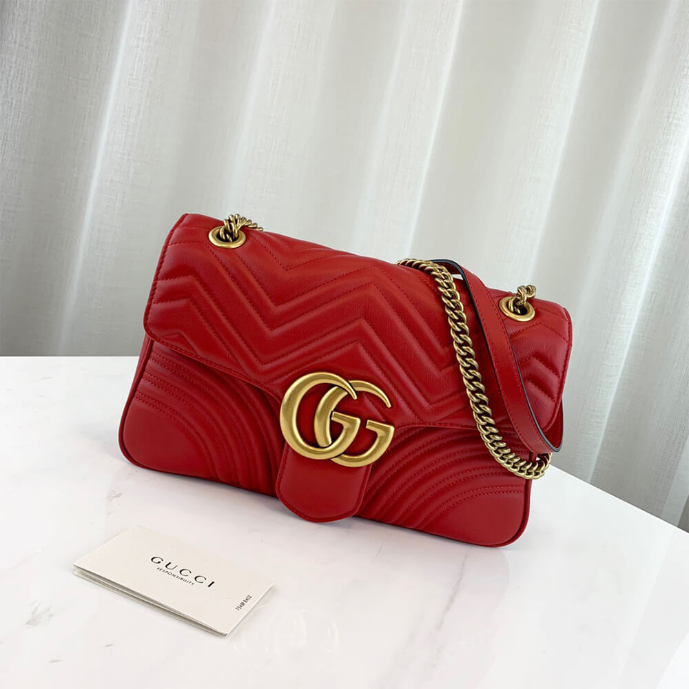 GG Marmont medium matelasse shoulder bag