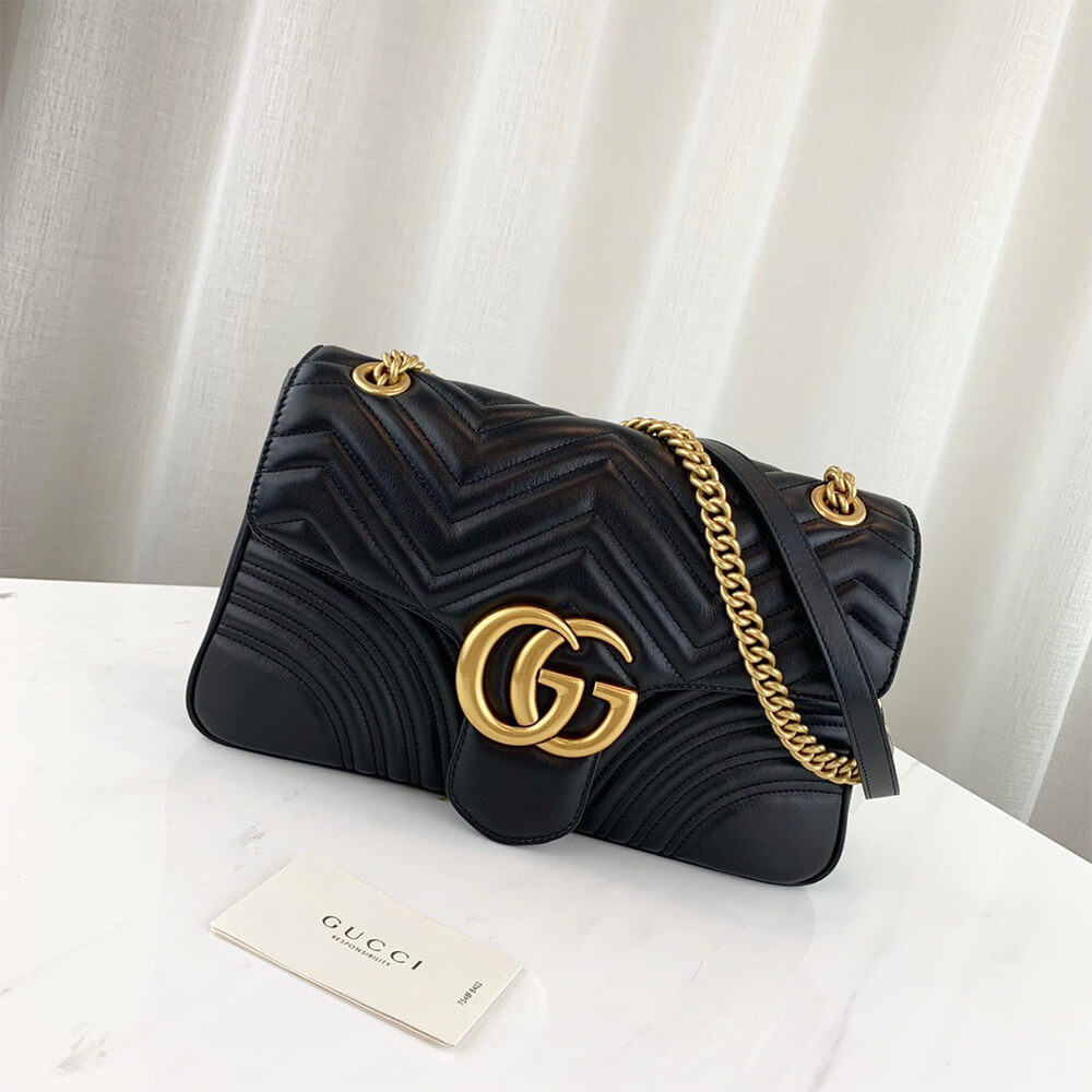 GG Marmont medium matelasse shoulder bag